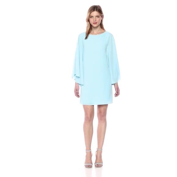 Kensie Batwing Cocktail Mini Shift Dress - Picture 1 of 16